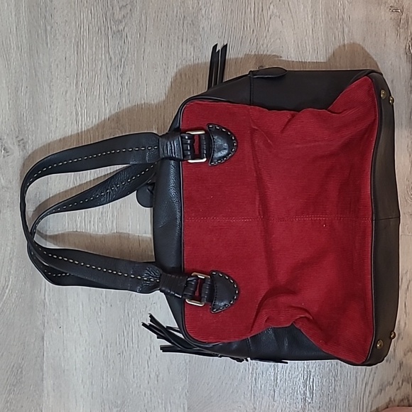 LouLou de la Falaise large red courderoy purse. Pristine like new condition. - Picture 6 of 10